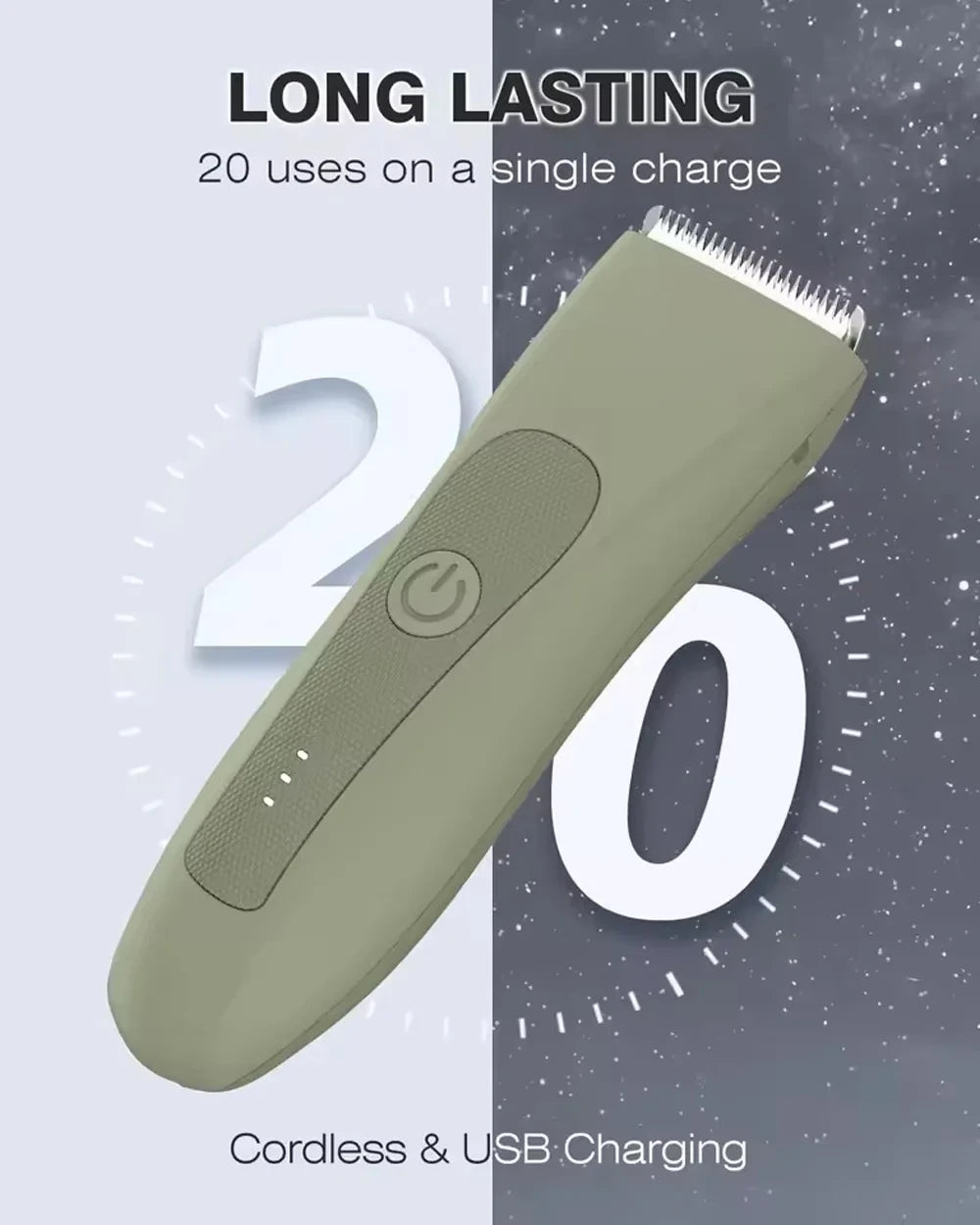 Recortadora Corporal 4D™ para un Afeitado Suave y Preciso