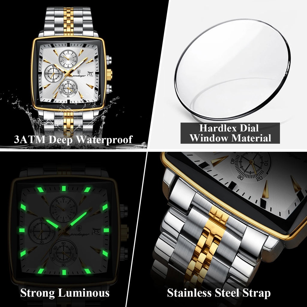 Reloj Elegante con cronógrafo para hombre