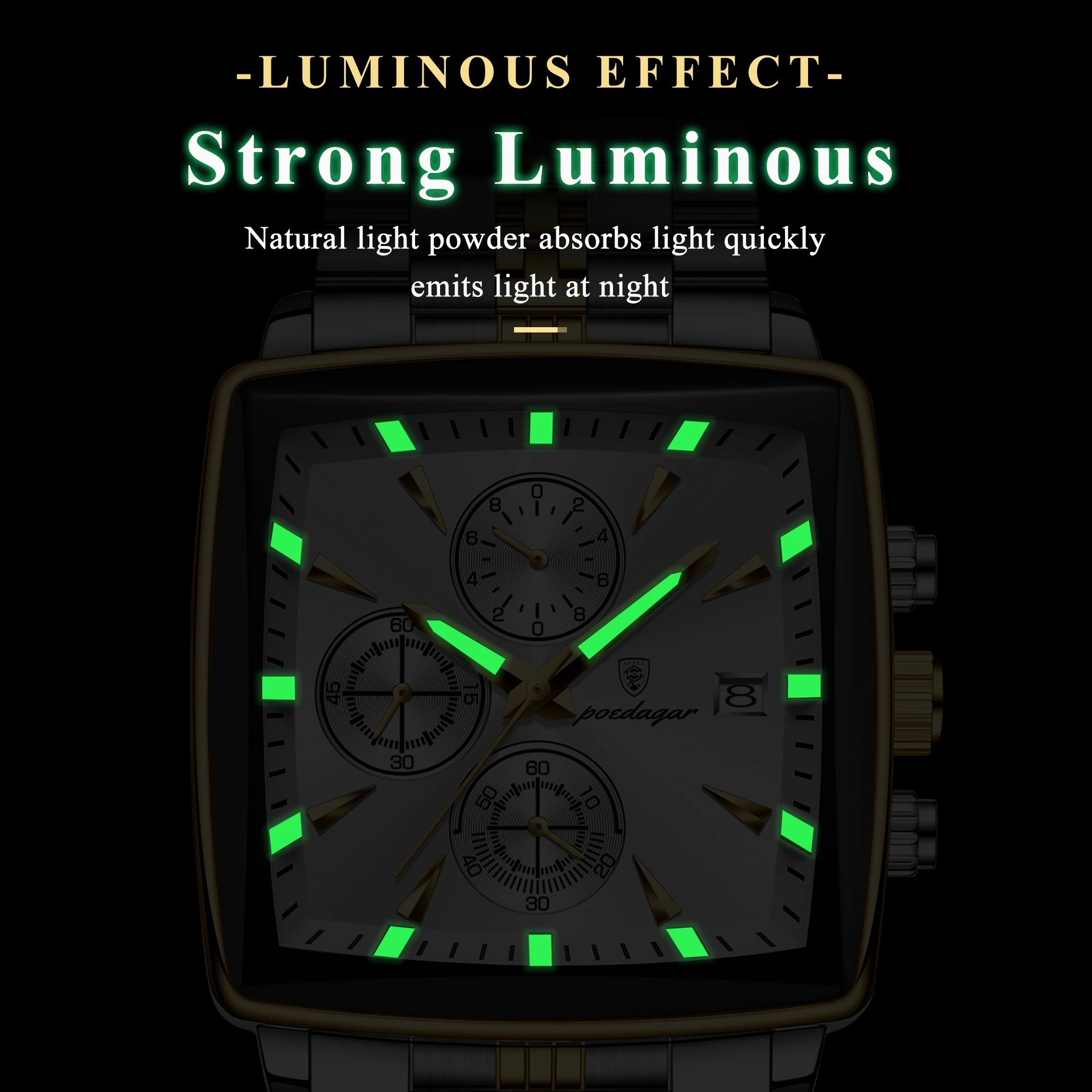 Reloj Elegante con cronógrafo para hombre