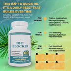 Poderoso Suplemento DHT Blocker para el Crecimiento del Cabello