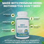 Poderoso Suplemento DHT Blocker para el Crecimiento del Cabello