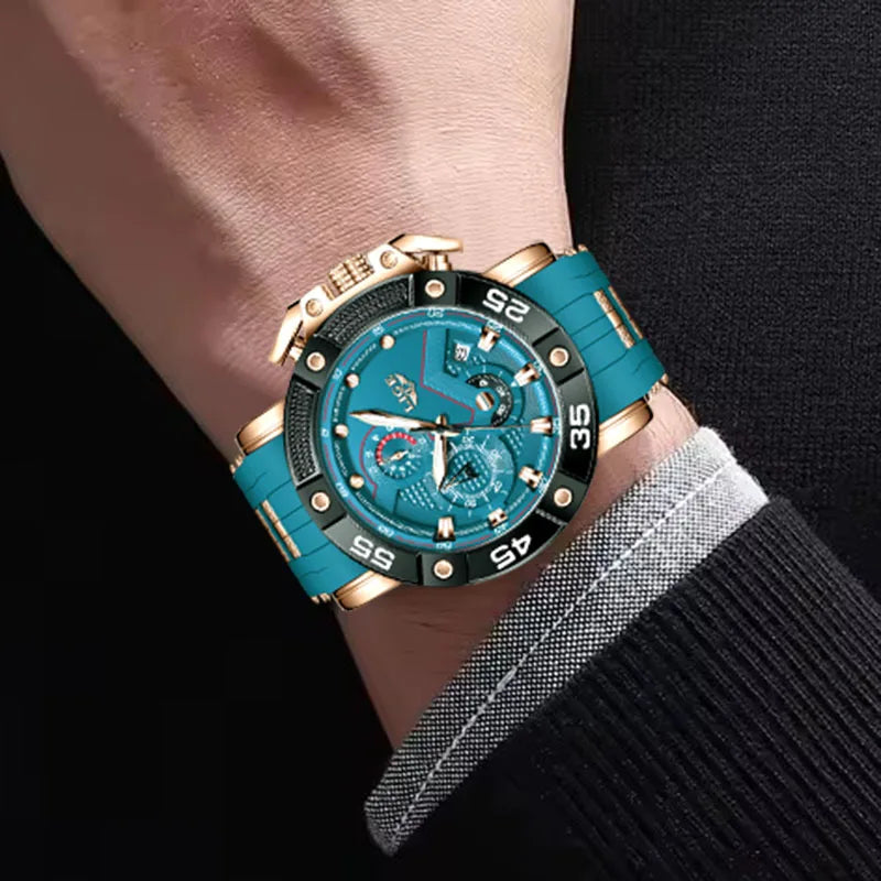Reloj deportivo militar LIGE para hombre