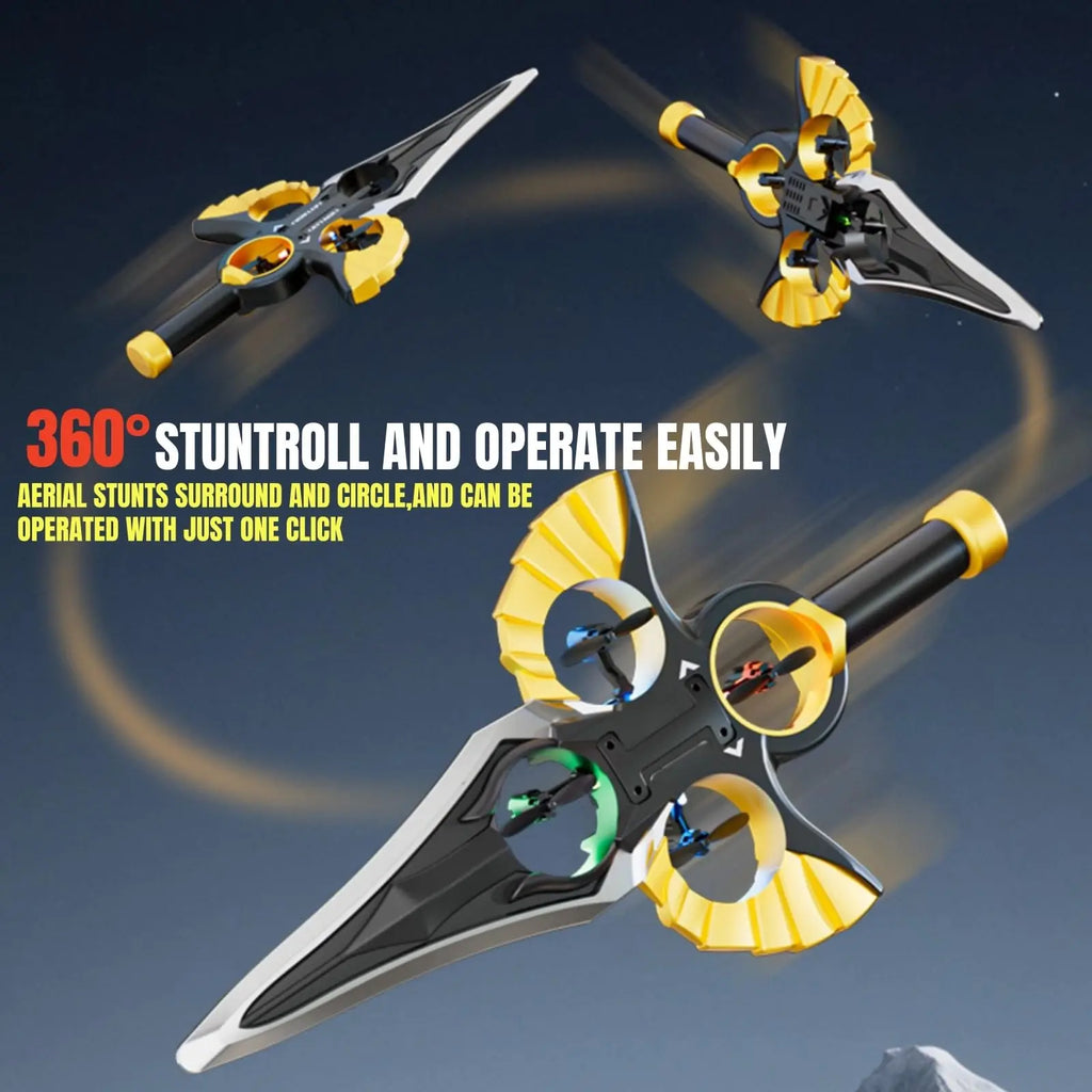 Dron planeador RC en espada voladora