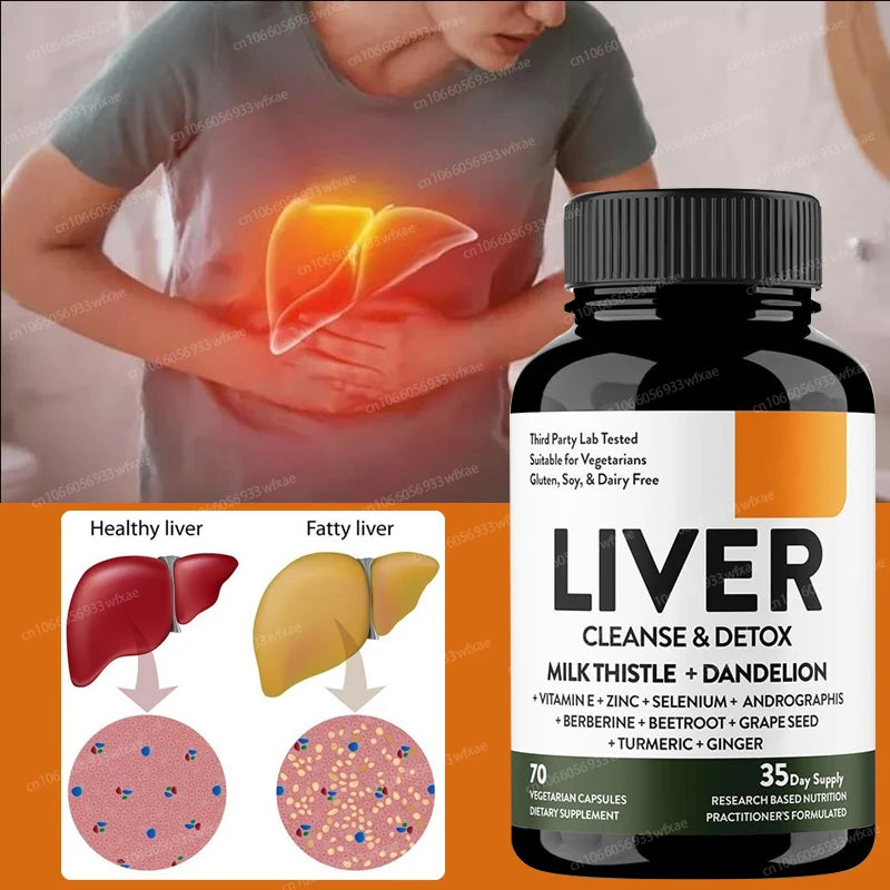 LIVER CLEANSE - Detox 60 Cápsulas (Limpieza del Hígado)