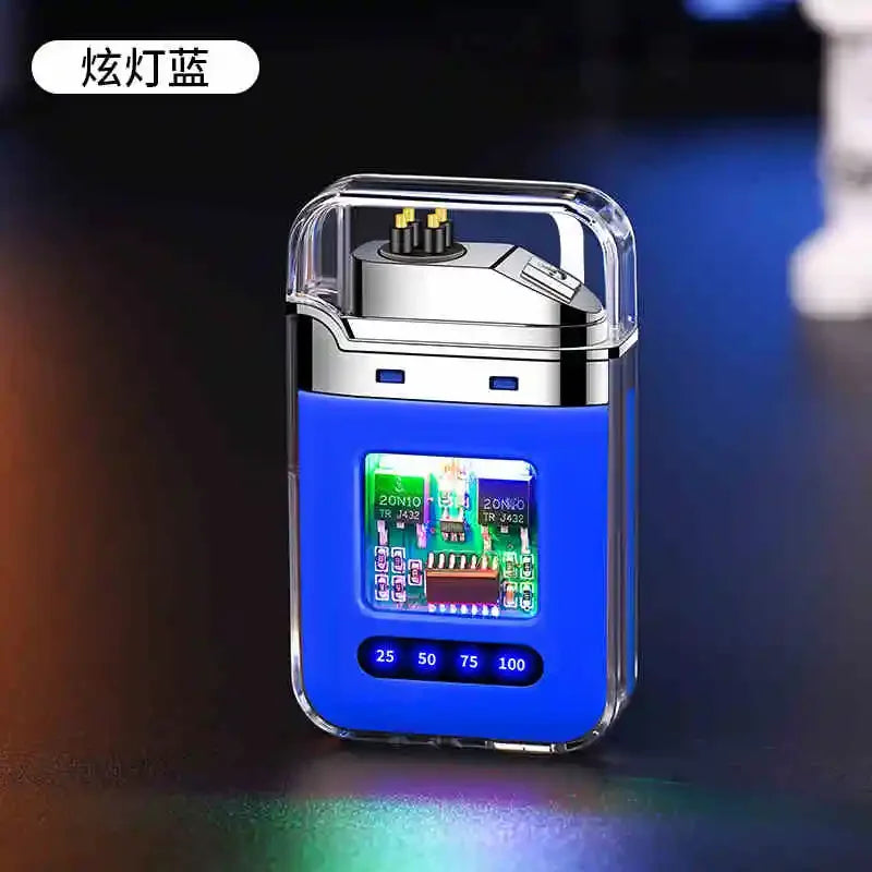 Encendedor eléctrico sin llama de doble arco