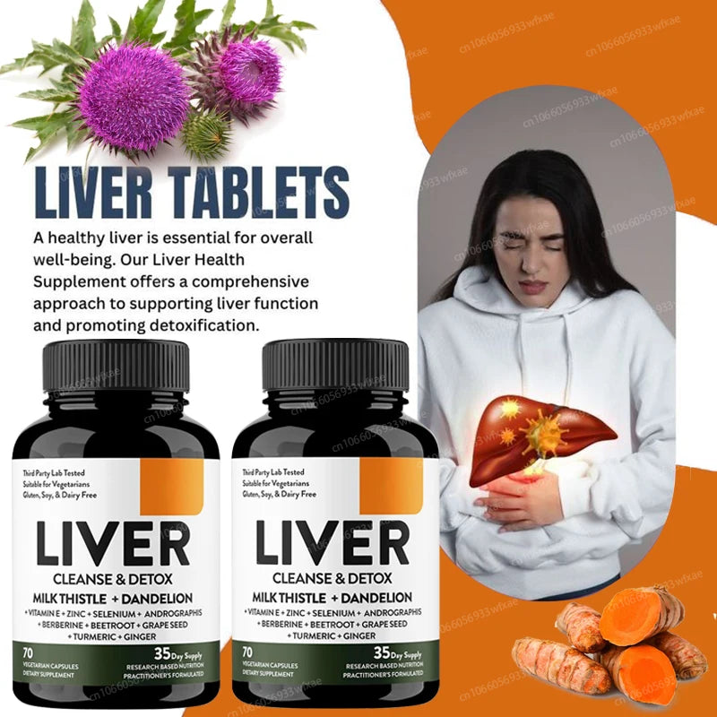 LIVER CLEANSE - Detox 60 Cápsulas (Limpieza del Hígado)